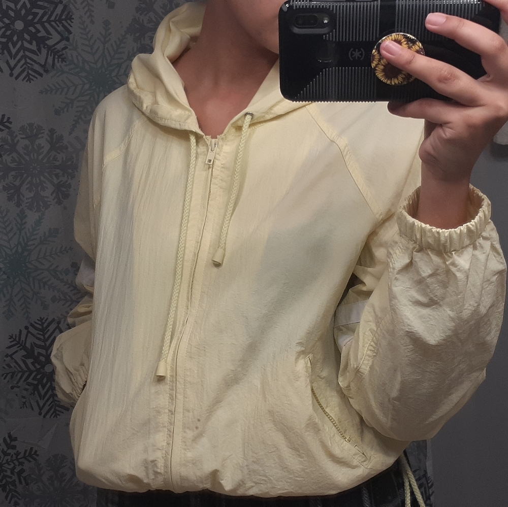 Yellow wind breaker